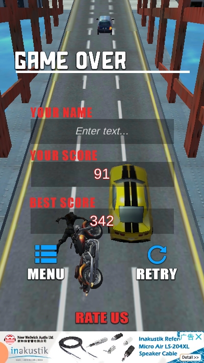 moto traffic runner