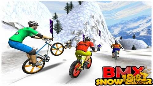 bmx snow biker