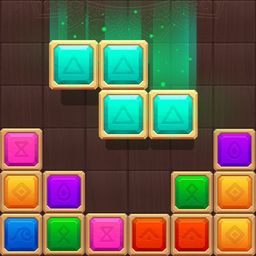 block puzzle:  collect crowns