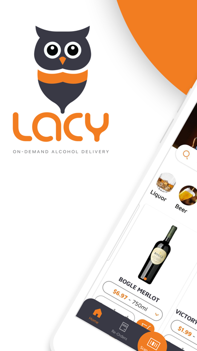 lacy: alcohol delivery/pick-up