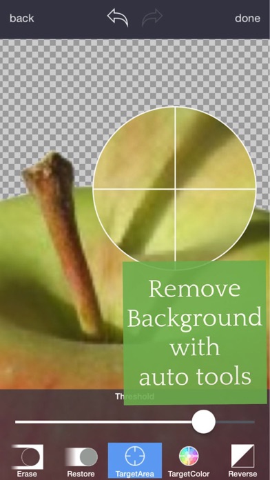 background eraser: superimpose