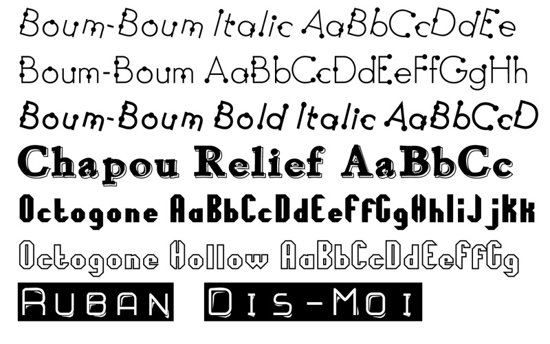 fonts !