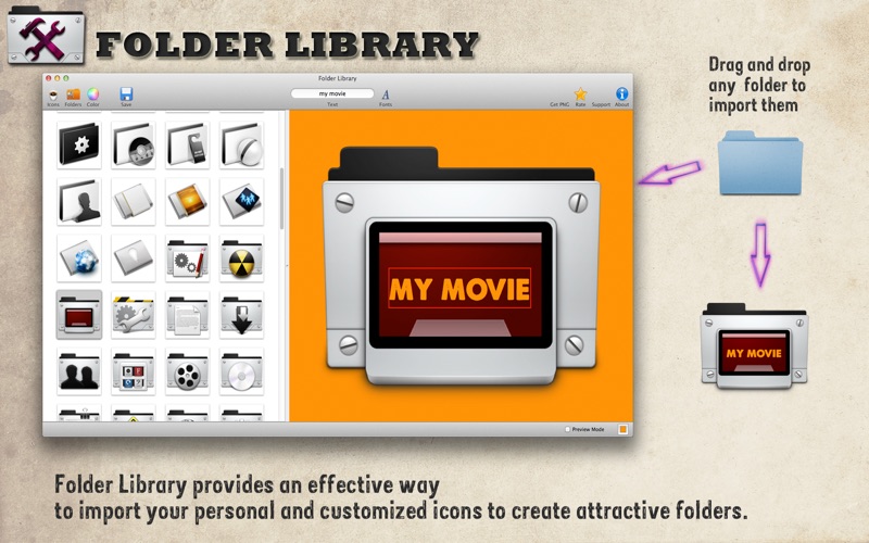 folder library pro