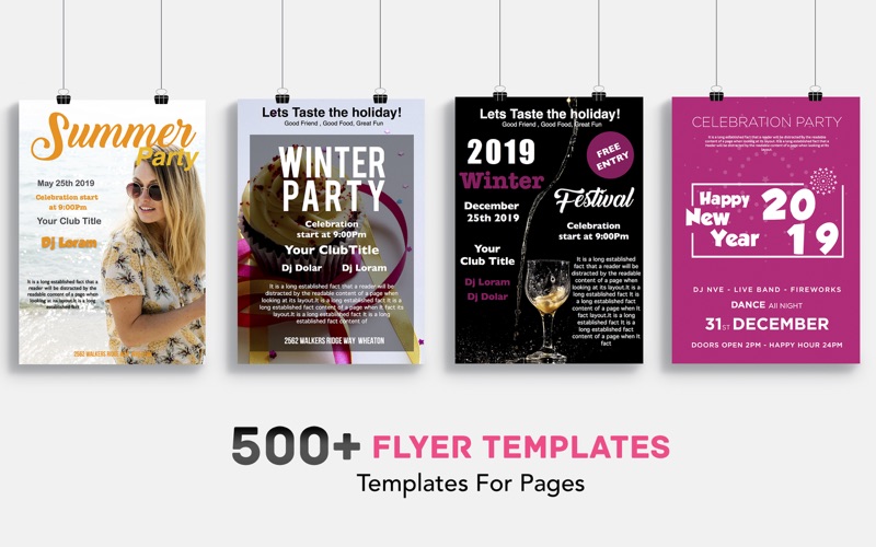 flyer templates &amp; design by ca