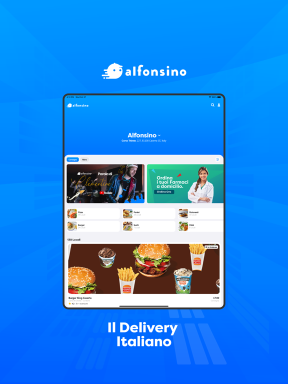 alfonsino: delivery italiano