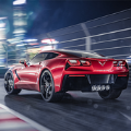 跑车城市碰撞赛车car simulator corvette