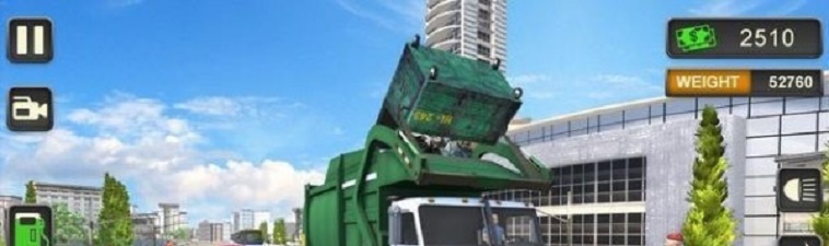 城市垃圾车模拟驾驶trash truck driving