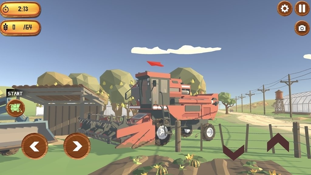 harvester farm game游戏