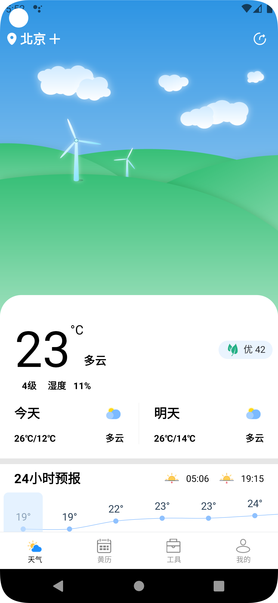 时亚天气