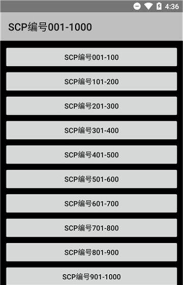 scp基金会怪物档案