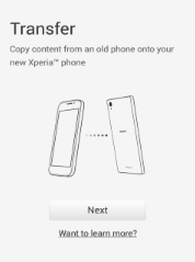 xperia transfer mobile