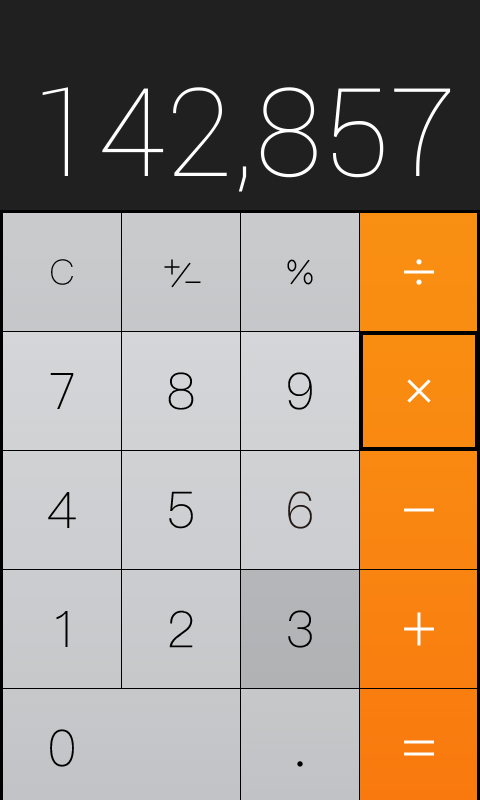仿iphone计算器