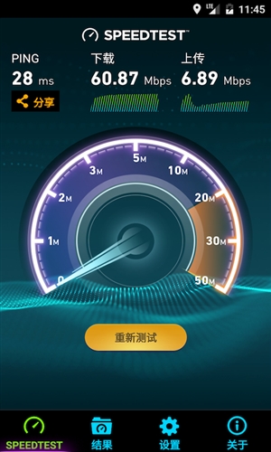 speedtest测网速