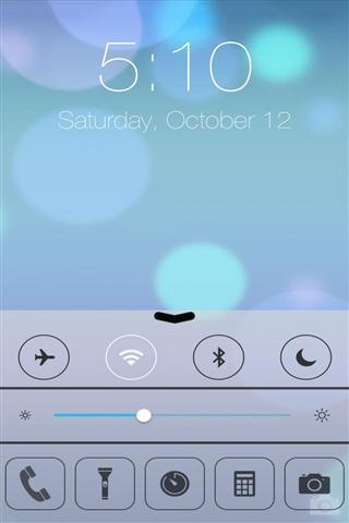 ios7 锁屏